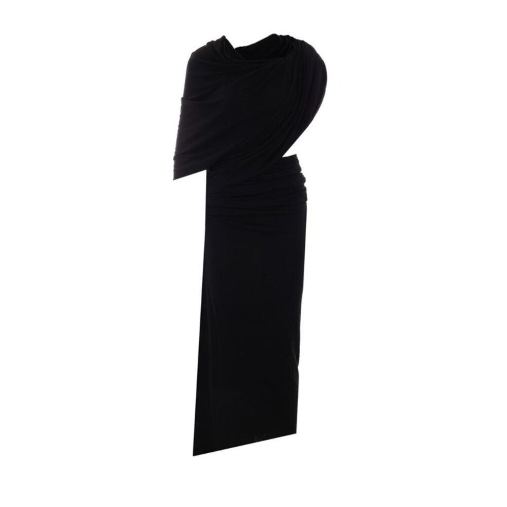 Balenciaga Women Asymmetrical Long Dress
